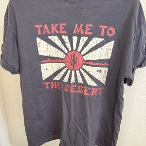 Altar'd State Gray and Red Desert Tee